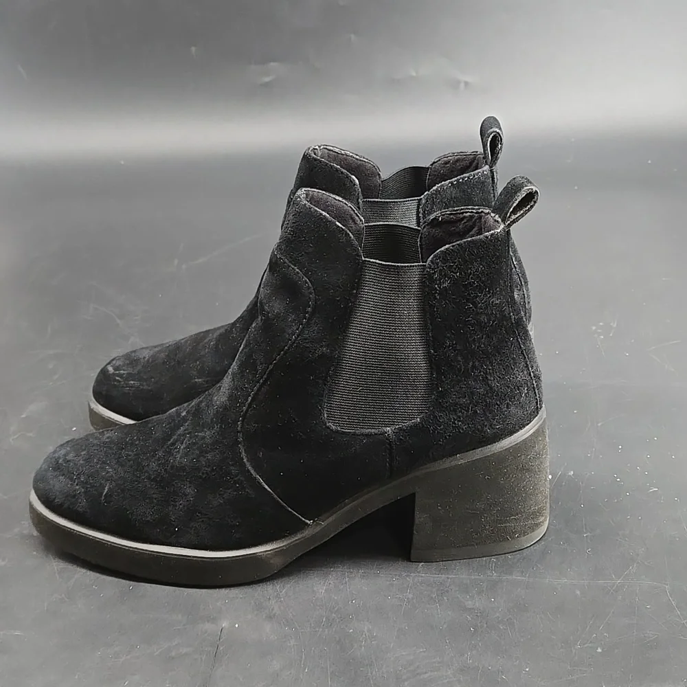 Hush Puppies Ankle Boots Booties Leather Suede 9M